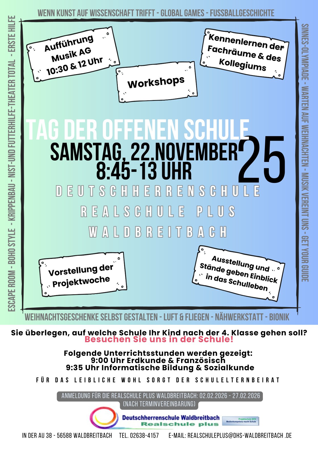 Tag der offenen Tür 2025 Neuer Flyer 1